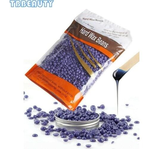 100g Hard Wax beans No Strip Depilatory Hot Film Waxing Bikini Face Hair Removal For Women Men Salon Home