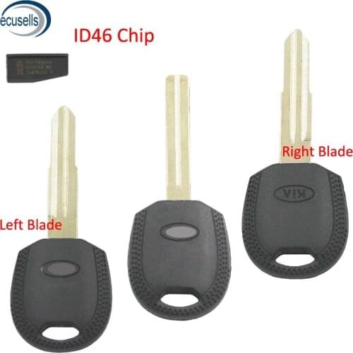 Can installed TPX Chip ID46 PCF7936AA Key Shell for KIA Lelf blade Right blade