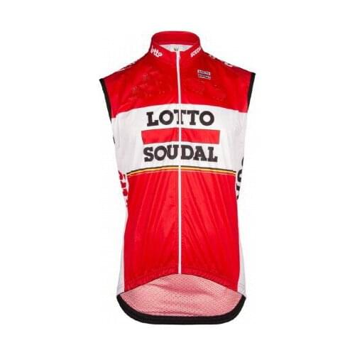 Windstopper 2017 2018 LOTTO SOUDAL TEAM Sleeveless Cycling Jacket Vest Gilet Mtb Clothing Bicycle Maillot Ciclismo