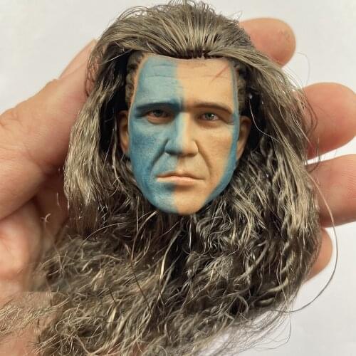 1/6 Soldier General Of Scotland Expedition Camouflage Hair Transplant Version 12'' Action Figure Head Accessories Are In Stock