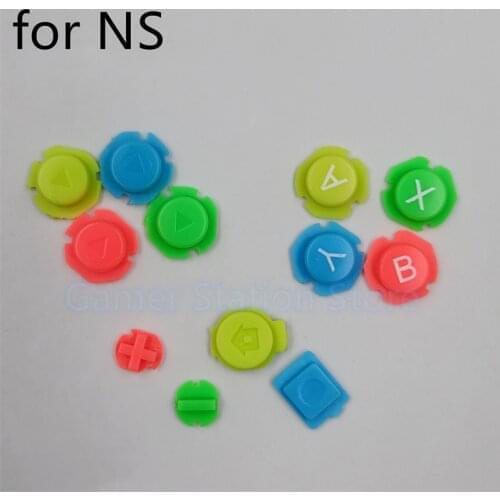 10 sets Colorful ABXY Directions Keys Buttons Joystick for Nintendo Switch NS Controller Joy-con LR Controller Accessorise