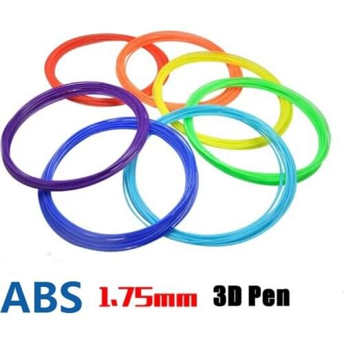 26 colors (10 meters per color) 1.75 mm ABS print material 3D special filament for 3D pen 3D printer supplies random colors