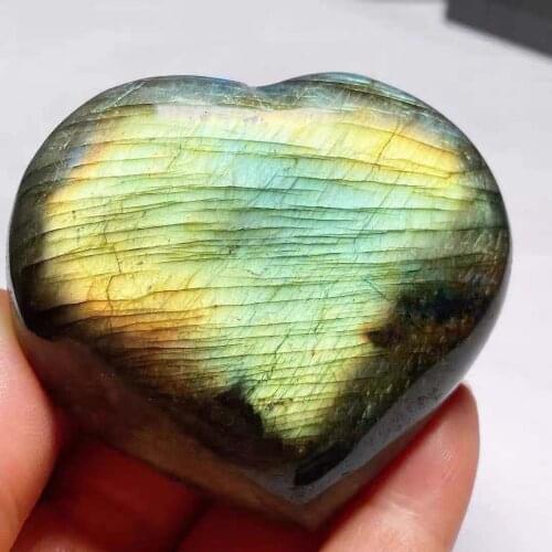 50-330g Natural Labradore core crystal polished stone for healing and decorative natural stones and minerals