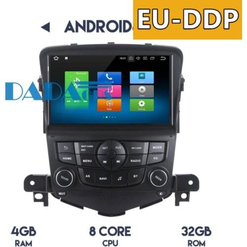 1 din Android 7.1 8.0 Car Radio GPS Navigation Headunit for Chevrolet Cruze 2008 2009 2010 2011 2012 Multimedia Car Stereo Video