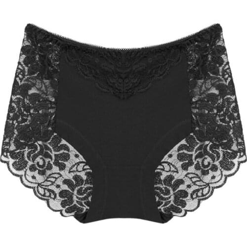 Free Shipping 2020 Pure Color Cotton in Plus MS Briefs Non-Trace Sexier than Tall Waist Modal Size L XL XXL XXXL