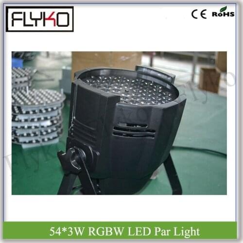 Free shipping 6pcs/lots 54*3W RGBW LED wholesale factory price Par Light stage wedding party lighting