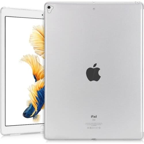 2017/2015 Case For iPad Pro 12.9" Silicone Cover Soft Back Case for iPad 12.9inch Fit with Smart Keyboard Cover Shockproof Case