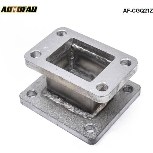Cast Iron T3 to T4 Turbo Charger Turbo Manifold Flange Adapter Conversion AF-CGQ21Z