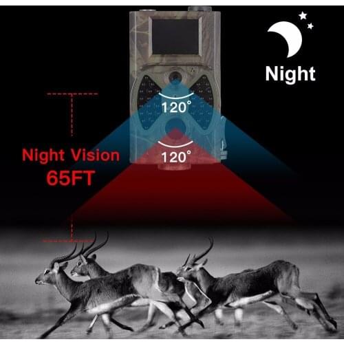 Suntek Photo Traps Deer Hunting Trail Camera 1080P 12MP 940nm Night Vision Hunting Camera Digital Infrared Camera Traps HC300A