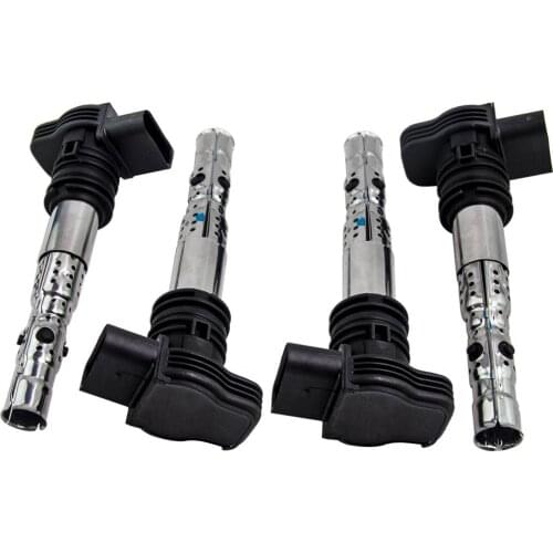Ignition Coil packs Set for AUDI A3 S3 A4 A6 TT for SKODA OCTAVIA 1.8 06A905115 New