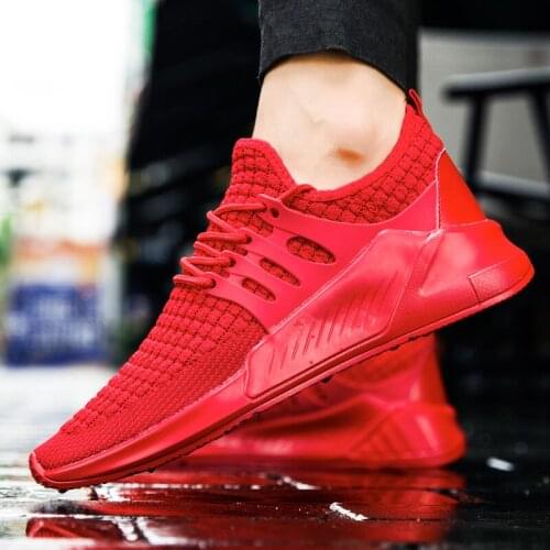 Mens outdoor mesh sports shoes, casual shoes, mens breathable hiking shoes, sports shoes