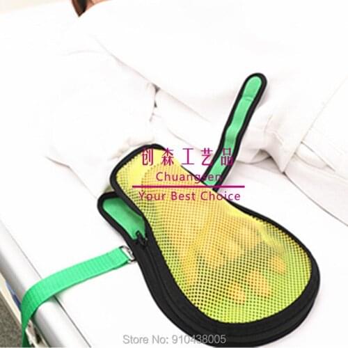 Constraint for manic patients hand restraint glove , hand fixing glove , home care glove for elderly care