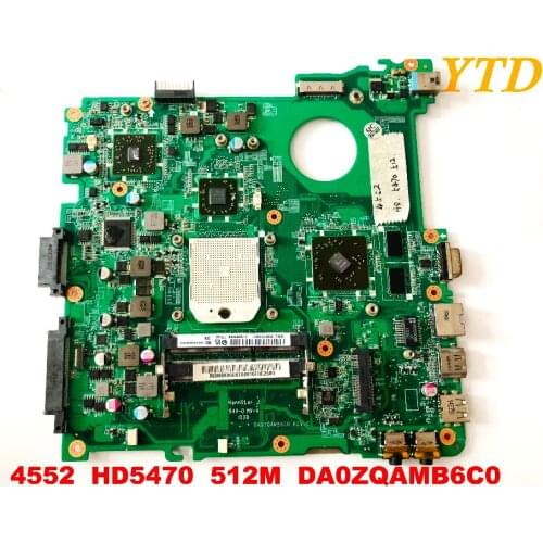 Original for ACER 4552 laptop motherboard 4552 HD5470M 512M DA0ZQAMB6C0 tested good free shipping