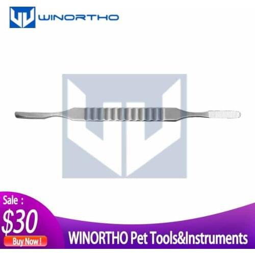 Rectangular Sulcoplasty Instruments Bone Rasp 197mm long 6.5mm width orthopedic instruments veterinary animal pet tools
