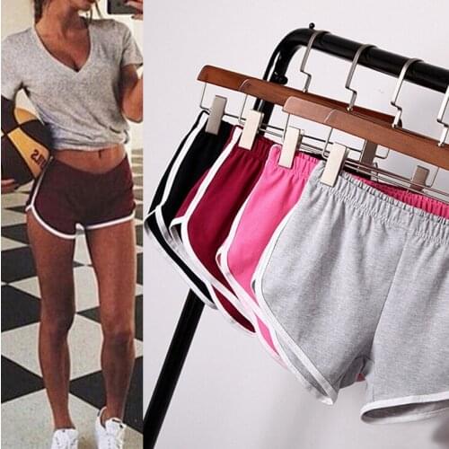 Women Sports Shorts Summer Yoga Gym Elastic Waistband Running Jogging Cycling Biker Beach Short Pants Quick Dry Shorts L-XXL