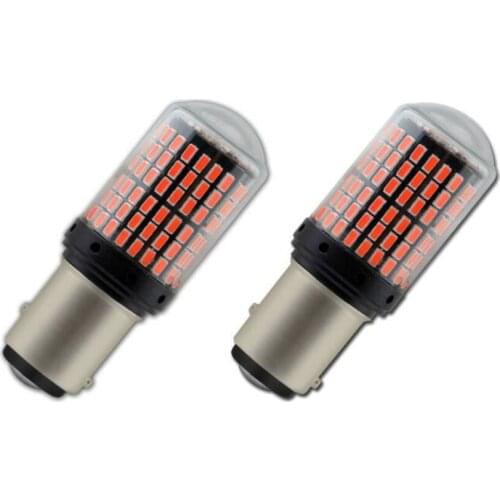 2pcs Turn Signal Lights Reversing Lights Brake Lights Indicator Lights Parking Lights Side Marker Lights Car P21W BAY15D 1157