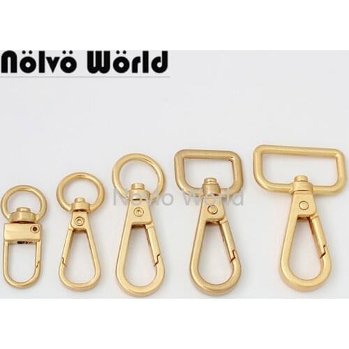 10-50 pieces 7 size 10mm 11mm 13mm 16mm 19mm 25mm round metal clips bag chain hanger metal snap hook for DIY purse parts