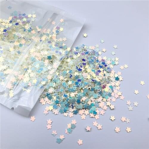 2000Pcs/Pack 3mm Flat Plum Shape Loose Sequins Paillettes Nails Art,Gold Milk Flower Sequin Wedding Decoration Confetti Craft