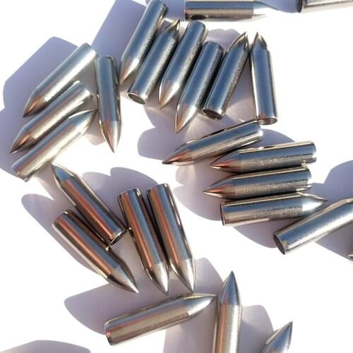 50pcs Archery Crossbow Broadhead Stainless Steel Arrowhead Crossbow 30Grain Field Points Arrow