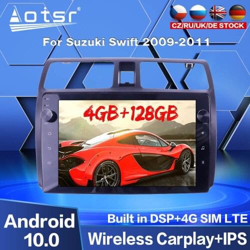 Android 10.0 Multimedia Player For Suzuki Swift 2003-2005 2006 2007 2008-2010 Car Radio Navigation 2 Din Auto Stereo Head Unit