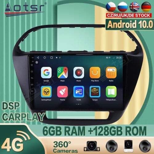 For TATA TIAGO Android Car radio Player GPS Navigation 360 camera Auto Stereo Multimedia Video Headunit DSP carplay 4G SIM SWC