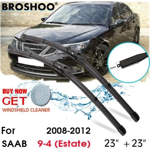 Car Wiper Blade Front Window Windscreen Windshield Wipers Blades Auto Accessories For Saab 9-4 (Estate) 23''+23'' 2008-2012