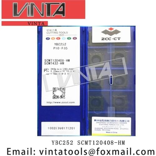 Free shipping high quality SCMT120404-HM SCMT120408-HM YBC152 YBD102 YBC251 YBM251 YBD152 YBC252 cnc carbide turning inserts