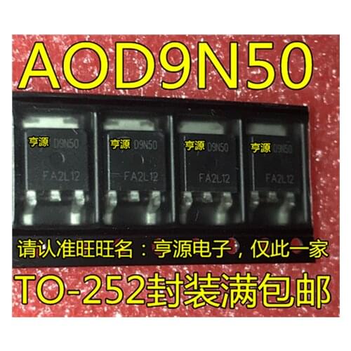 D9N50 AOD9N50 TO252
