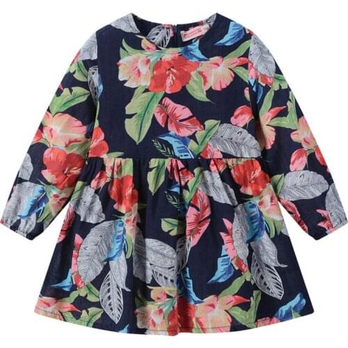 ZWY1349 Kids Dresses For Girls Party Dress Kids Baby Girl Toddler Clothes Children Clothing Princess For Autumn Cute Soft