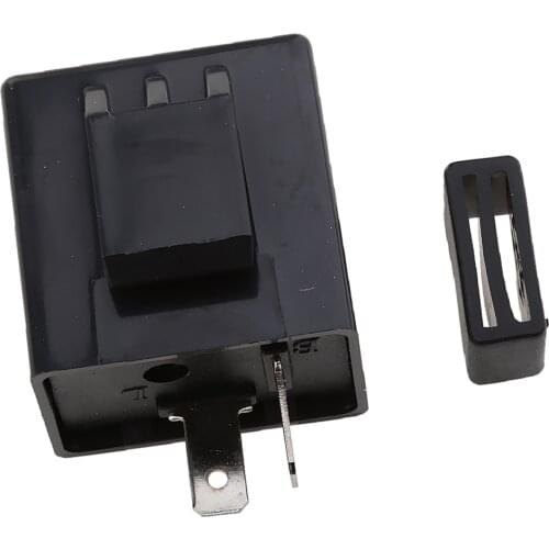 DC6-12V 2 Pin Motorcycle Turn Signal Light Indicator Flasher LED Blinker Relay Beeper With beeper sounds voice to indicate