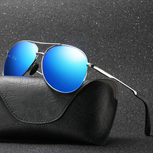 FONDYI Wholesale Classic Polarized Aviation Sunglasses Driving UV400 Pilot Sun Glasses Mens Travelling Party Eyewear with Case