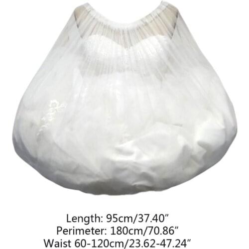 J60E Women Petticoat Dress Save Bride From Toilet Bridal Gown Wedding Accessories