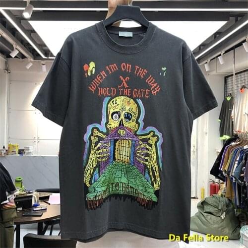 Kanye West T-shirt Men Women Remember GATE COOKIE Logo T-shirts Kanye West Kardashian gift Vintage Tee Oversize Hip Hop Tops