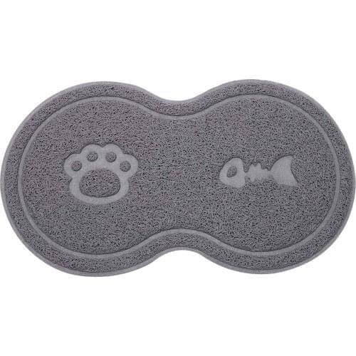 Pet Food PVC Mat Waterproof Non-slip Pet Feeding Mat Pet Bowl Drinking Mat Dog Feeding Placemat Table Mat Cover Pet Supplies
