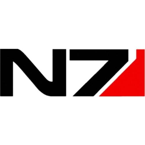 Creative MASS EFFECT N7 Car Stickers and Decals Funny Motorcycle Bumper Window Cover Scratches Waterproof Accessories