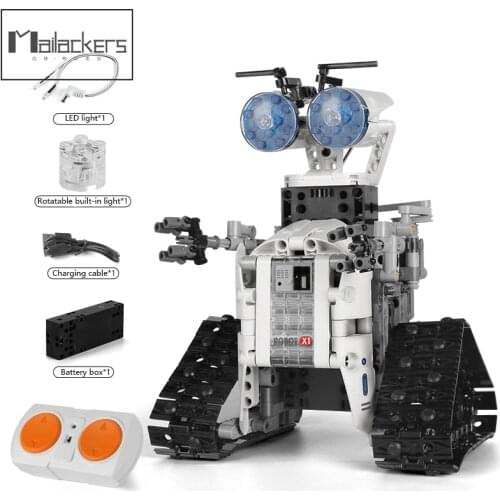 Mailackers Technical RC Robot Car Creator Expert Building Blocks Remote Control Intelligent Machine Technician Bricks Toys Gift