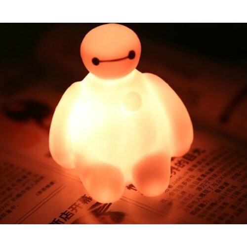Small LED Night Light Colorful Light Switch On-Off Battery Charged Baby Sleeping Night Lights for Bedroom Creative Gift