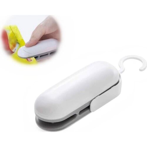 Mini Bag Sealer, 2 in 1 Heat Sealers and Cutter Handheld Portable Bag Resealer for Plastic Bags Food Storage Snack Bag Popular