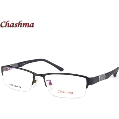 Men Spectacles Titanium Prescription Glasses Frame Rubber TR90 Temple Top Quality Business Style Brand Designer Male Eyeglasses