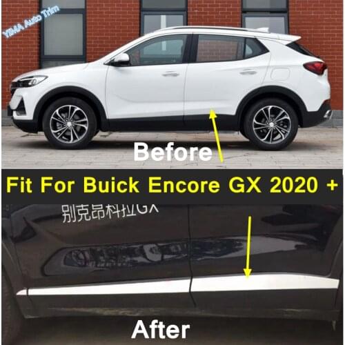 Auto Rear Tail Trunk Lid & Door body Molding Bottom Cover Trim Fit For Buick Encore GX 2020 2021 Accessories Exterior Refit Kit