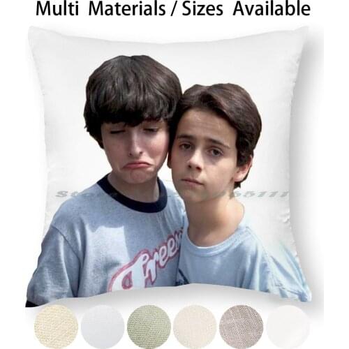 Reddie Pillow Case Throw Pillow Cover Cotton Linen Flax Finn Wolfhard Jack Dylan Grazer Fack Itmovie2017 Creative Trending