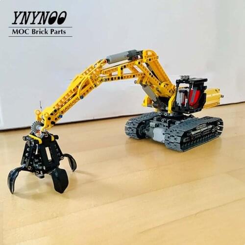 NEW High-Tech MOC Brick Model 42006 Excavator MOD Version full RC Power Functions Set Building Blocks Bricks DIY Toys Kids gifts
