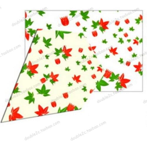 Chocolate Transfer Sheet,50pcs Christmas Chocolate Mold,Christmas Flowers Decoration for Baking Tools sugar stamp paper