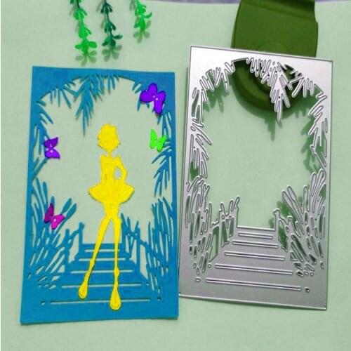 Landscape frame greeting card dec Metal Cutting Dies for DIY Scrapbooking Album Paper Cards Decorative Crafts Embossing Die Cuts