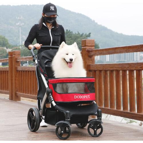 Increase Luxury Pet Stroller Pet Stroller Dog Stroller Foldable Out Medium And Large Dog First Class Dog Stroller