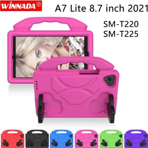 For Samsung SM-T220 case A7 Lite 8.7" T225 EVA shockproof tablet Stand Coque Cover for Galaxy Tab A7 Lite 8.7 (2021) SM-T225