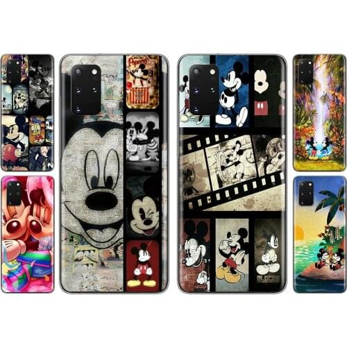 Disney Mickey mouse cool For Samsung S20 FE A91 A81 A72 A71 A52 A51 A42 A41 A32 A31 A21 A12 Lite Transparent Phone Case