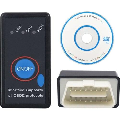 50LC ELM-327 Car Diagnostic Code Reader Wireless Scan Tool Original Design Chip Scanner for Most OBDII Vehicles