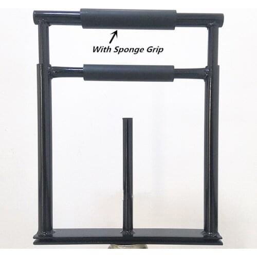 Gym Fitness Adjustable Heavy Metal Handle Grip Wrist Finger Strength Power Trainin Forearm Body Building Muscle Exercise Machine