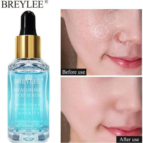BREYLEE Hyaluronic Acid Face Serum Moisturizing Essence Skin Care Nourishing Ageless Restoring Elasticity Beauty 17ml